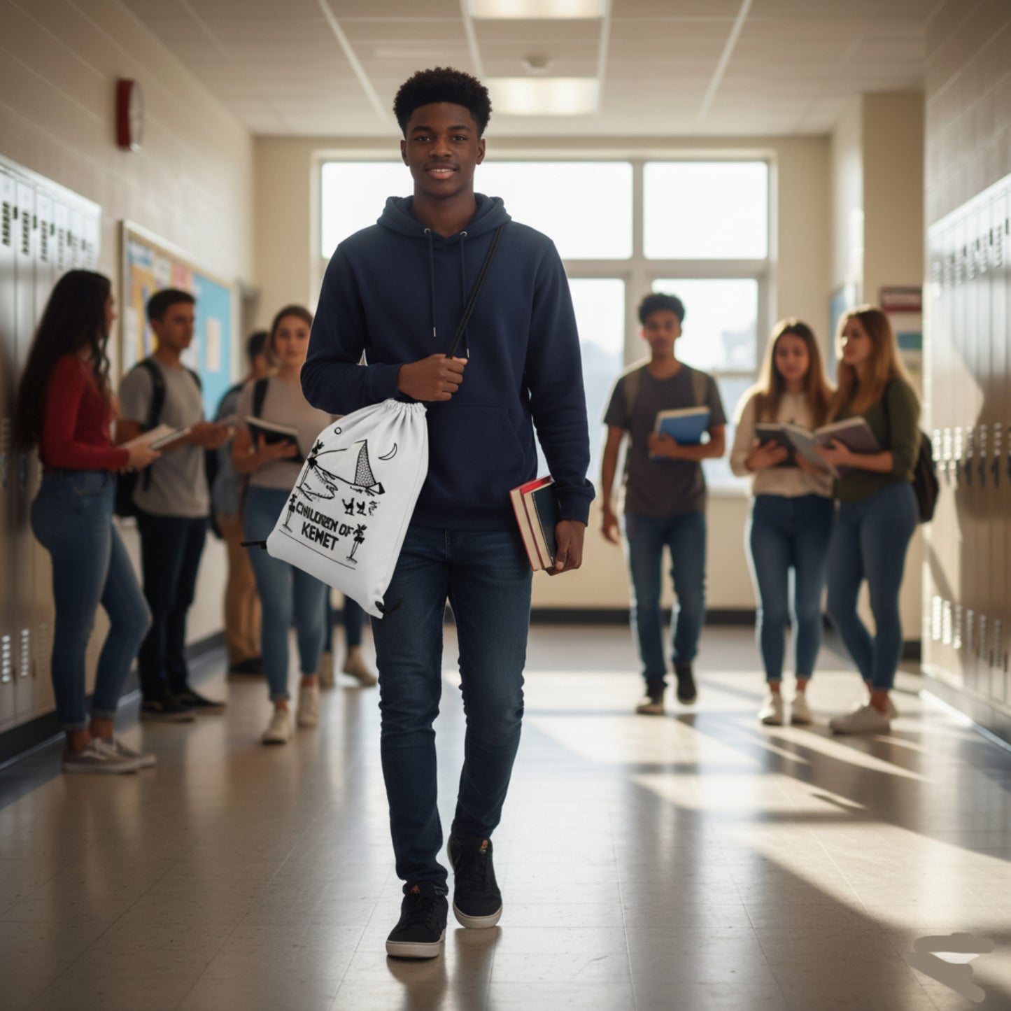 Children Of Kemet Drawstring bag