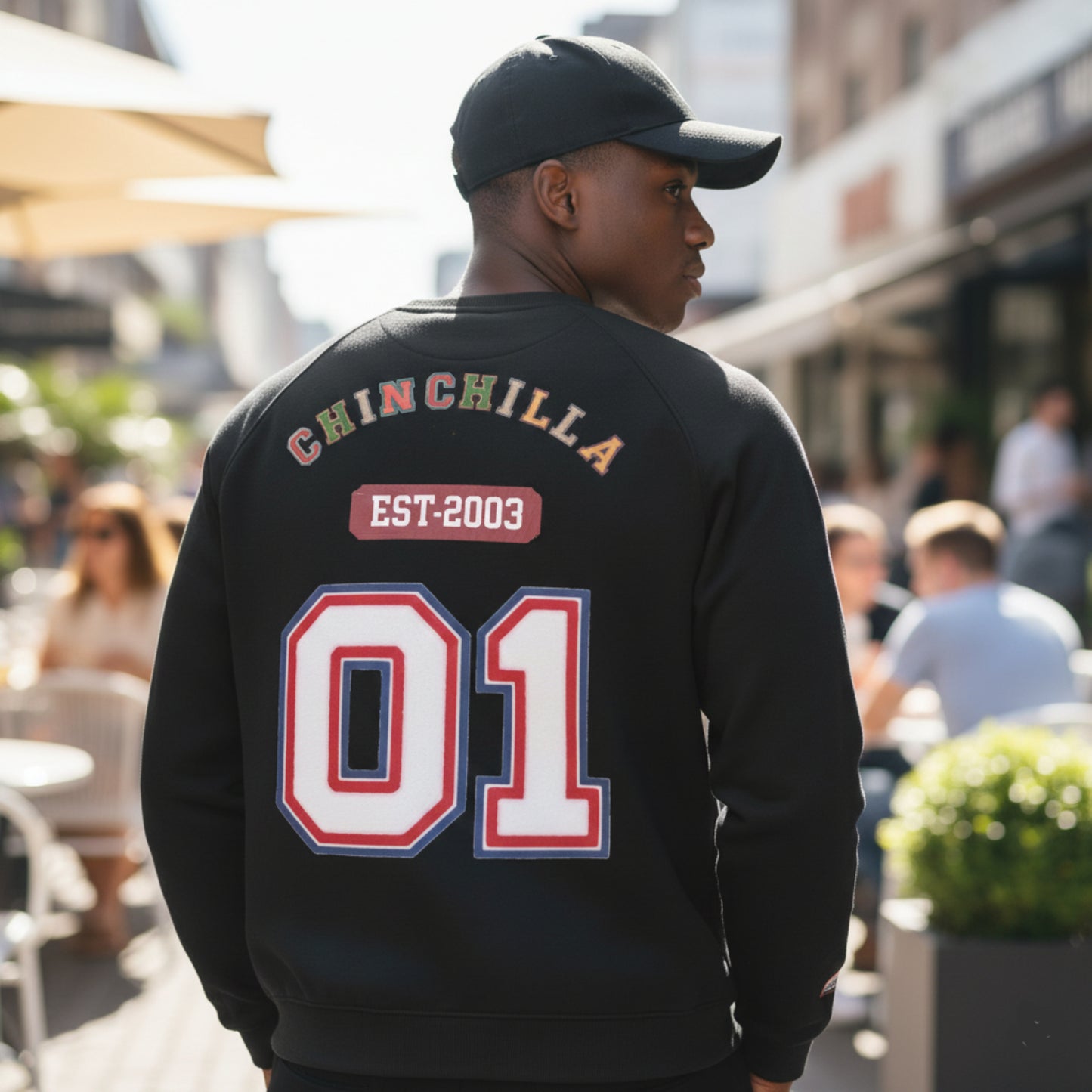 Chinchilla Varsity Unisex Organic Sweatshirt