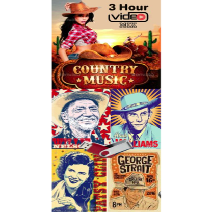 Country & Western Music Video USB