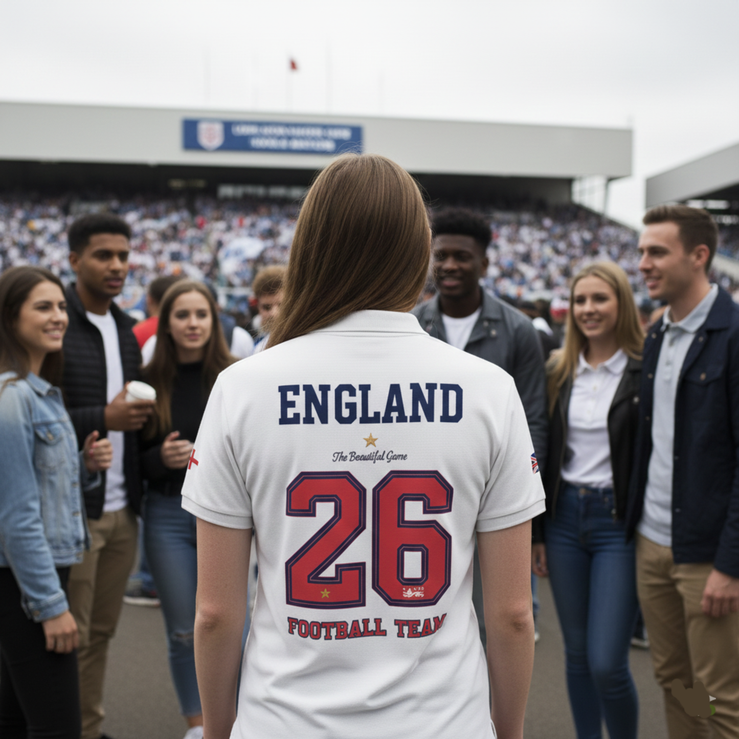 England World Cup 26 Premium Pique Polo Shirt