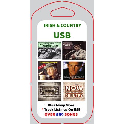 Irish & Country Music USB