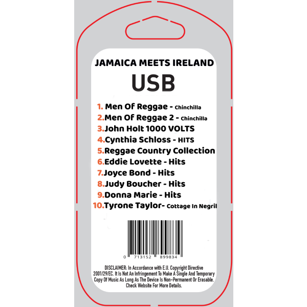 Jamaica Meets Ireland USB