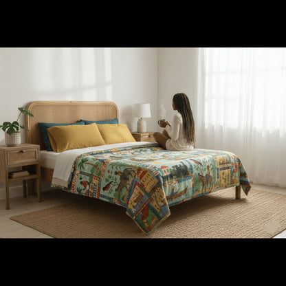 Jamaican Summer Comforter Queen Size Blanket