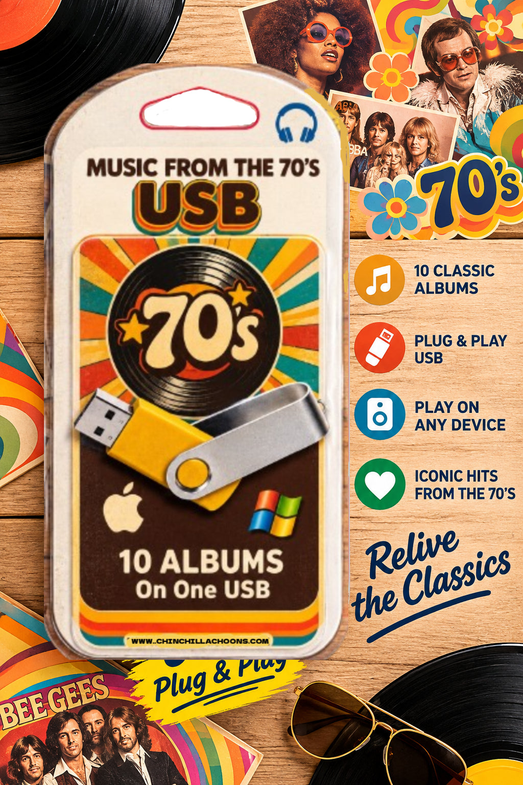 70s Music USB