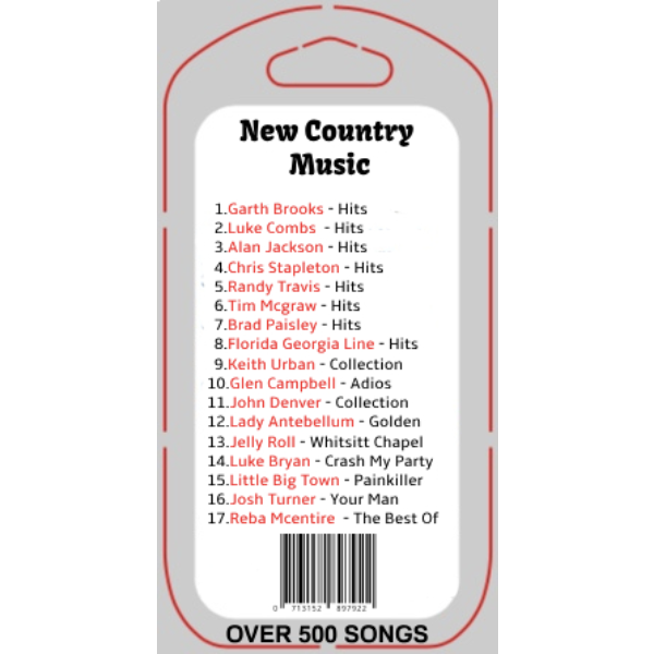 New Country & Western Music USB