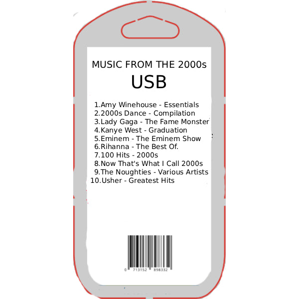 The Noughties USB | Music From The 2000s