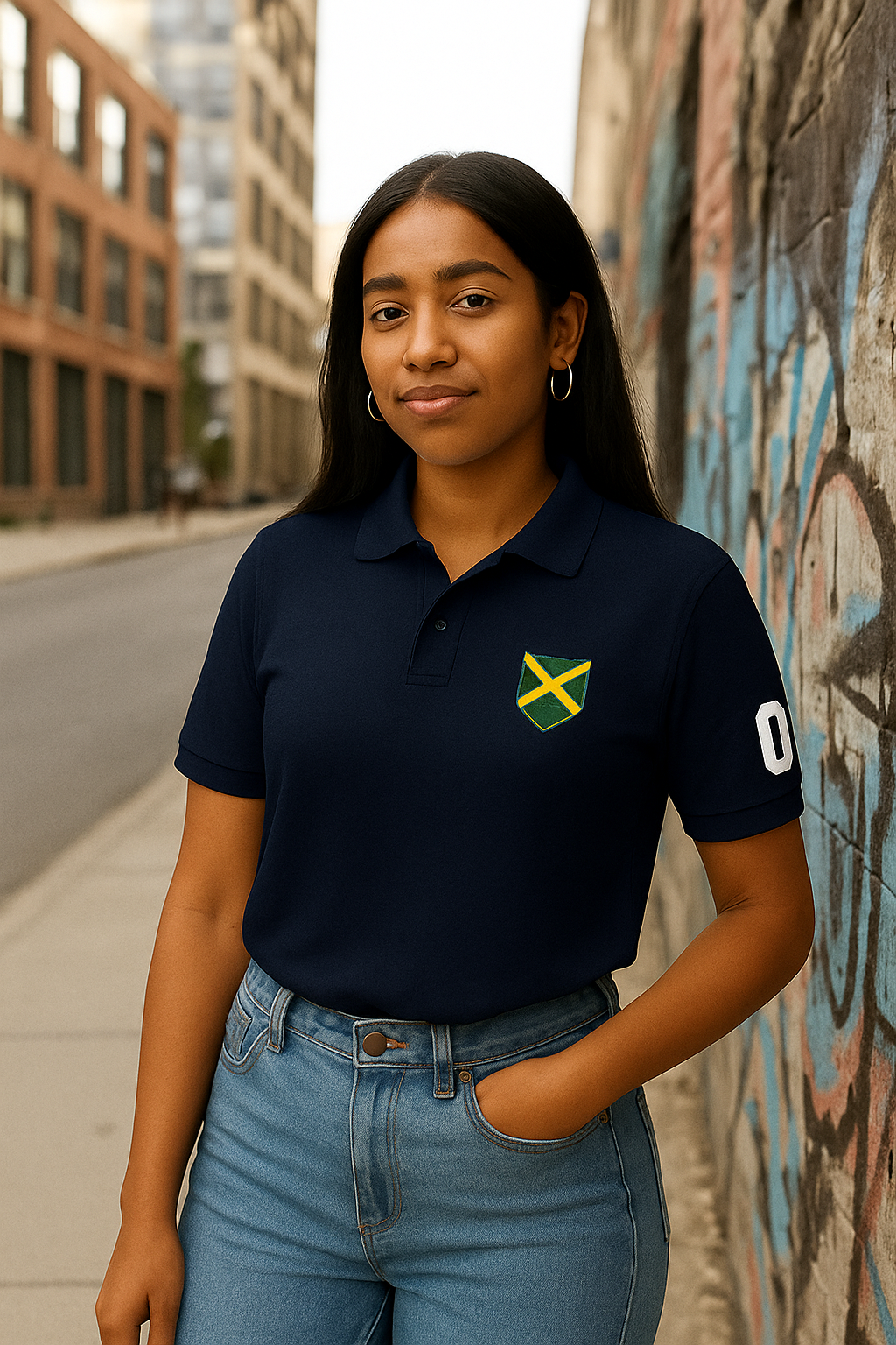Jamaica Heritage Unisex Premium Pique Polo Shirt