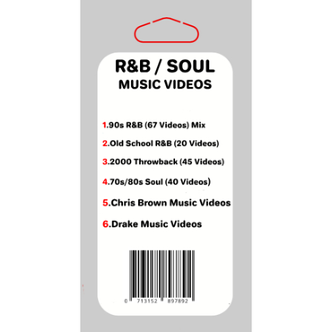 R&B & Soul Music Videos USB