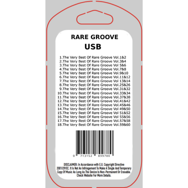 Rare Groove USB (18 Albums)