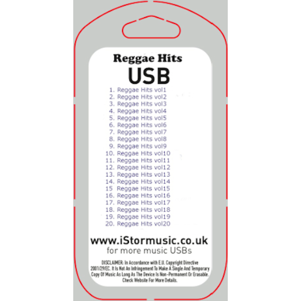 Reggae Hits USB