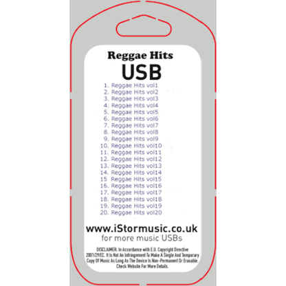 Reggae Hits USB