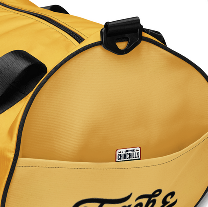 Jamaican Heritage Sporty Duffle Bag (Black & Gold)