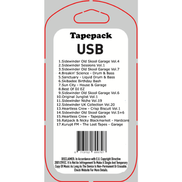 Tapepack - Drum & Bass / UK Garage  USB