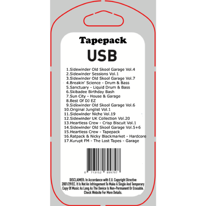 Tapepack - Drum & Bass / UK Garage  USB