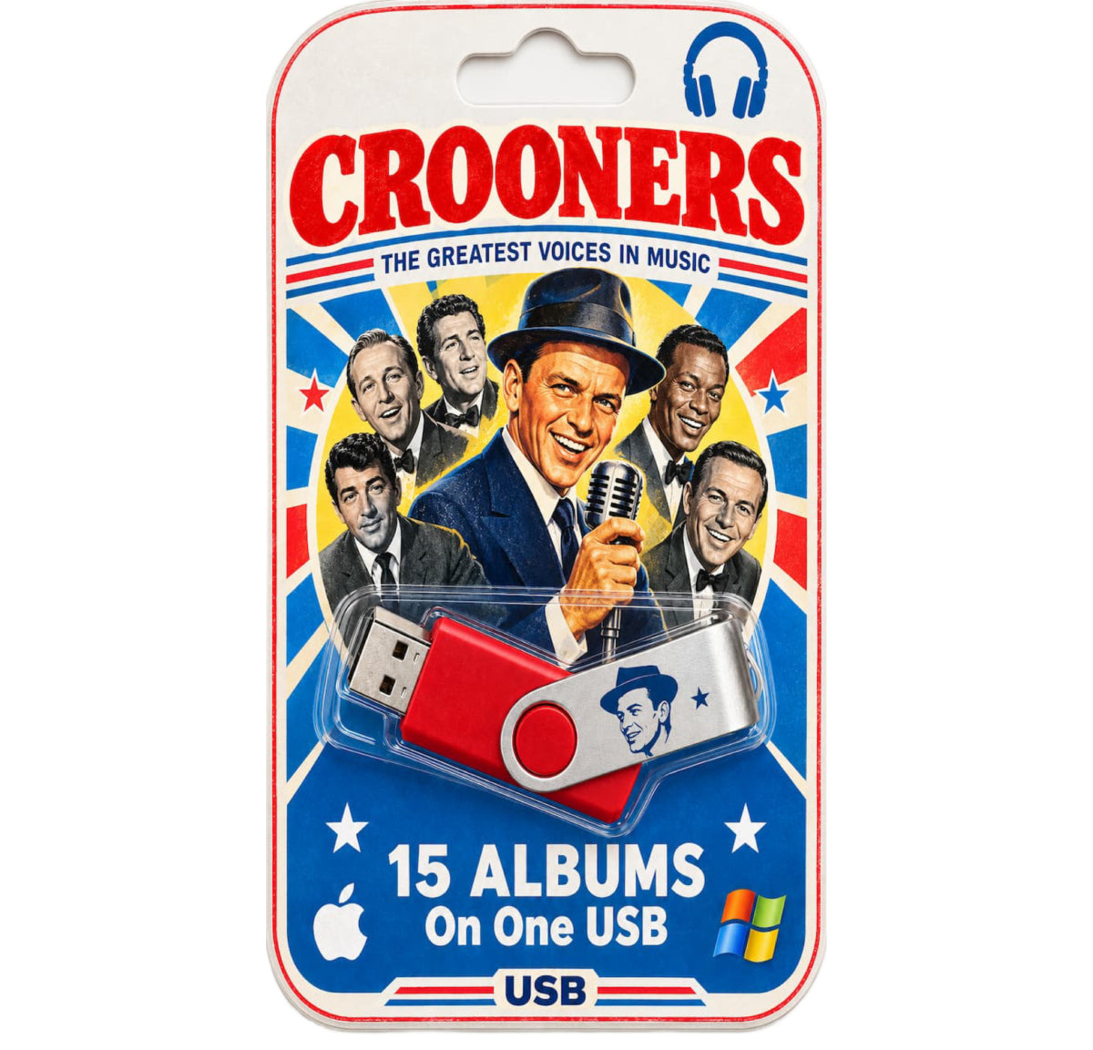 The Crooners USB | 10 Classic Albums from Sinatra & Martin