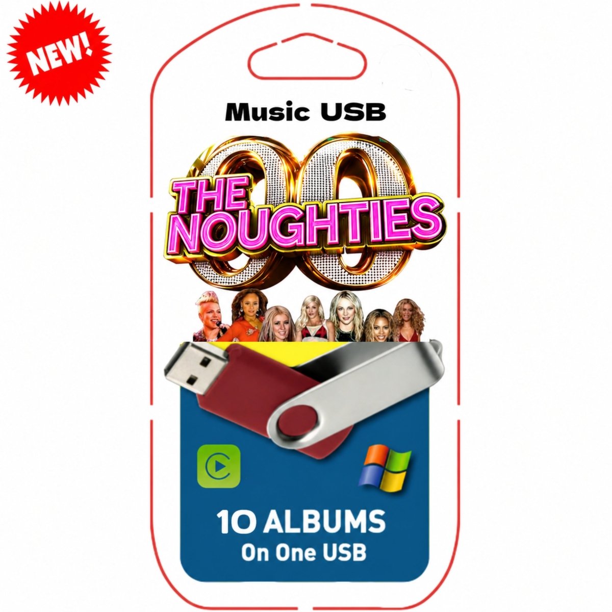 The Noughties USB | Music From The 2000s - Chinchilla Choons