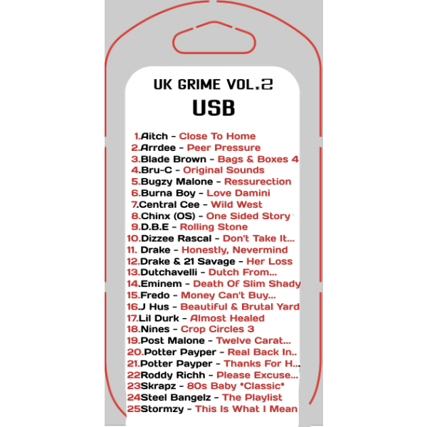 UK GRIME #2 USB