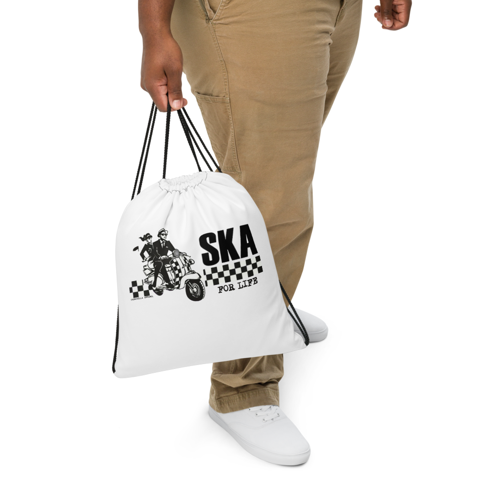Ska For Life Drawstring Bag