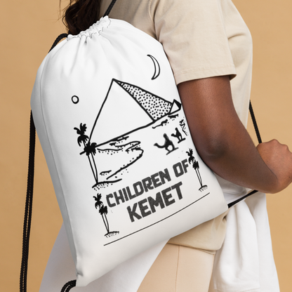 Children Of Kemet Drawstring bag
