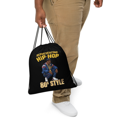 Representing Hip Hop Drawstring Bag