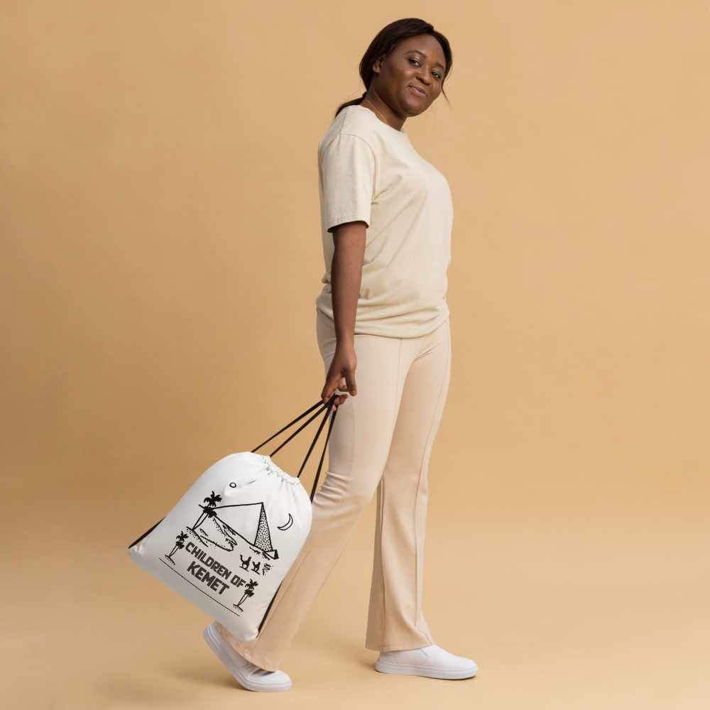 Children Of Kemet Drawstring bag