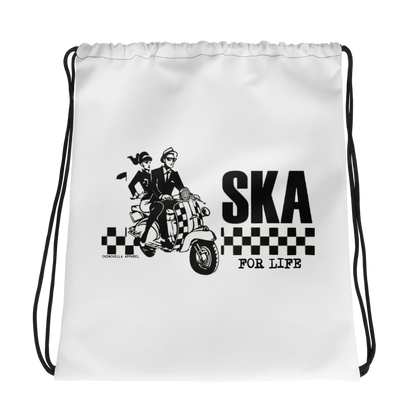Ska For Life Drawstring Bag