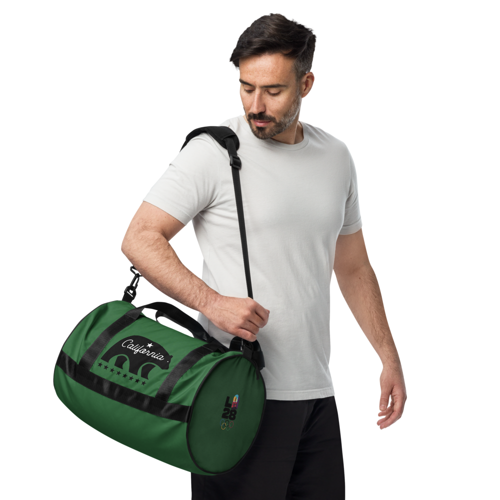 California Mascot  Gym Bag (Green & Black)