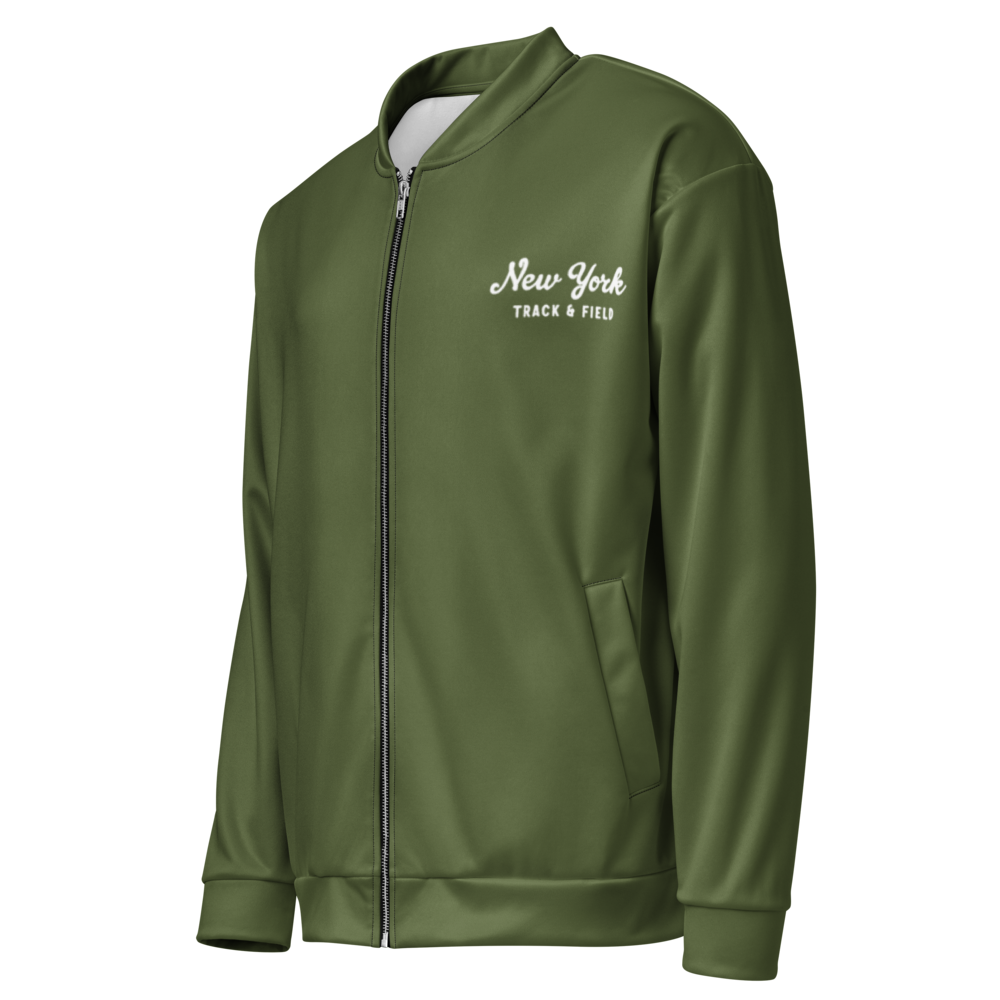 New York Unisex Bomber Jacket (Army Green)