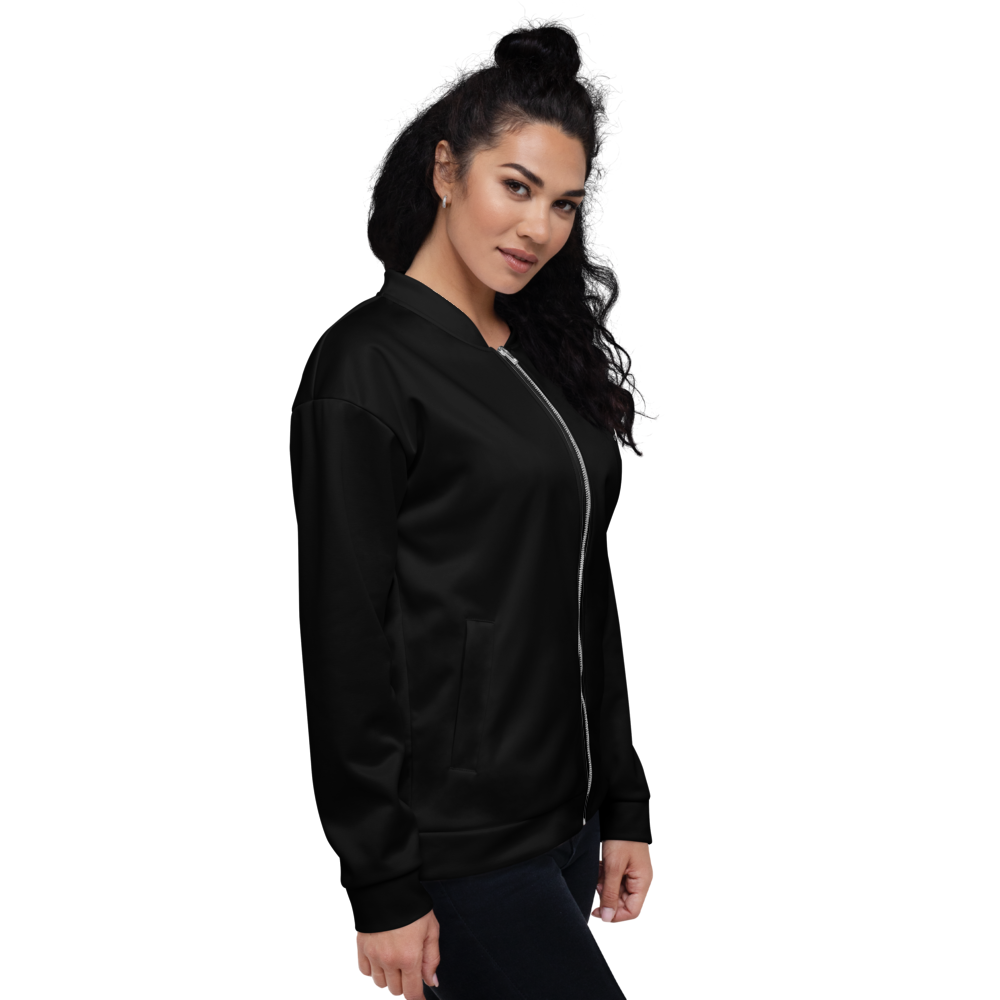 Miami Varsity Unisex Bomber Jacket (Black)