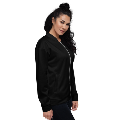 Miami Varsity Unisex Bomber Jacket (Black)