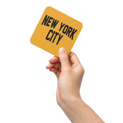 New York City Cork-back Coaster