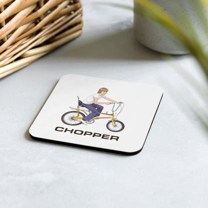 Chopper Cork-Back Coaster