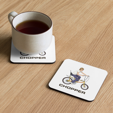 Chopper Cork-Back Coaster