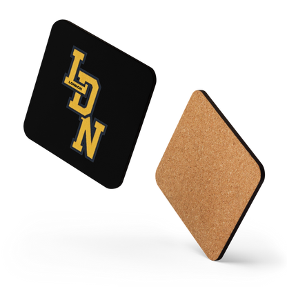 London (LDN) Cork-Back Coaster