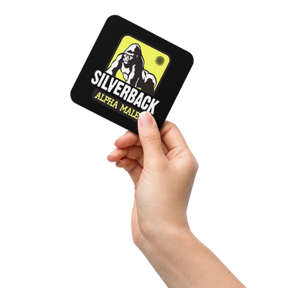 Silverback Cork-Back Coaster
