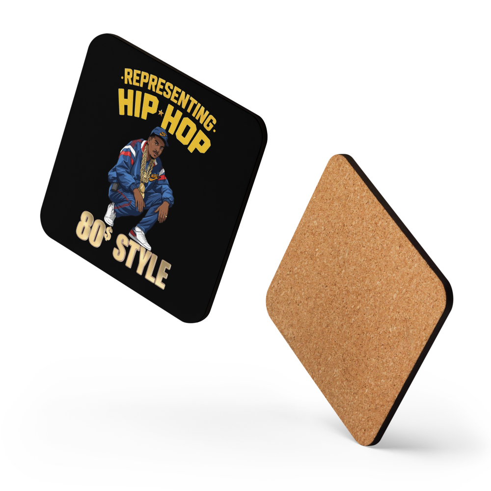 Representing Hip Hop Cork-Back Coaster