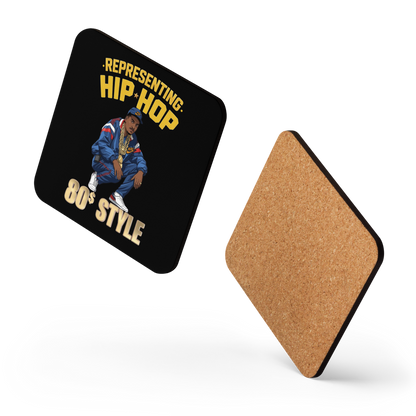Representing Hip Hop Cork-Back Coaster