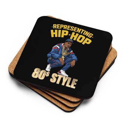 Representing Hip Hop Cork-Back Coaster