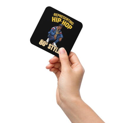 Representing Hip Hop Cork-Back Coaster