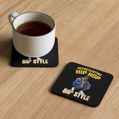 Representing Hip Hop Cork-Back Coaster