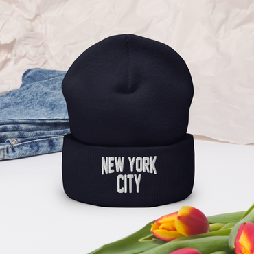 New York City Unisex Cuffed Beanie