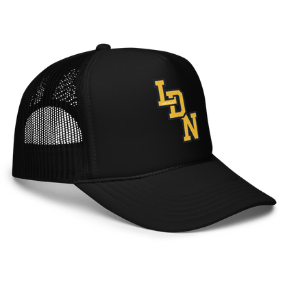 London (LDN)  Trucker Cap — Vintage Varsity Cap