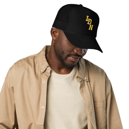 London (LDN)  Trucker Cap — Vintage Varsity Cap