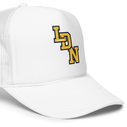 London (LDN)  Trucker Cap — Vintage Varsity Cap
