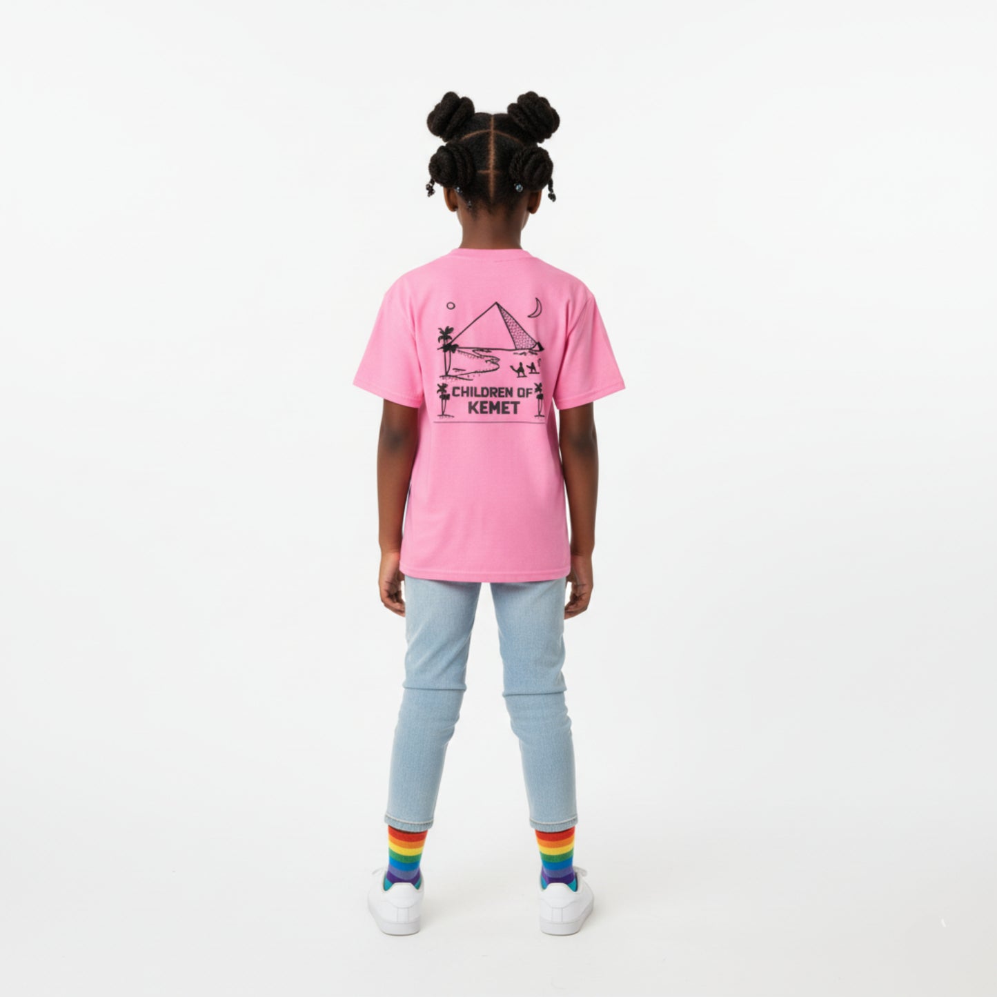 Children Of Kemet Youth Classic Tee (Yellow & Pink)