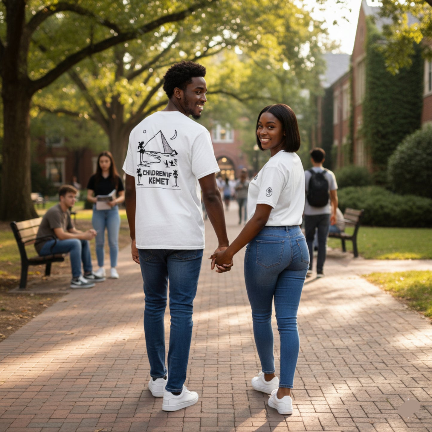 Children Of Kemet Unisex Classic Tee (White & Gold)