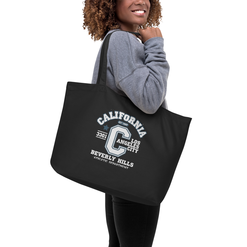 California Varsity Large Organic Tote Bag