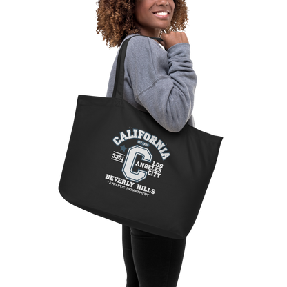 California Varsity Large Organic Tote Bag