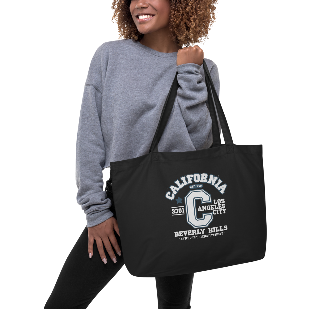 California Varsity Large Organic Tote Bag
