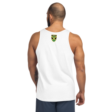 Jamaica Heritage Men's Tank Top (White)
